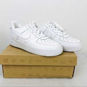 Nike Air Force One Leather Low Basketball Shoes